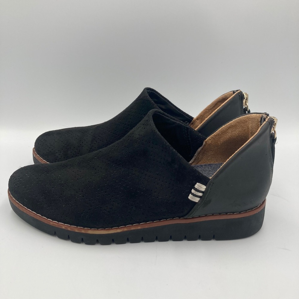 Dr. Scholl's Insane Shootie Black‎ Suede Bootie Women's Size 6.5